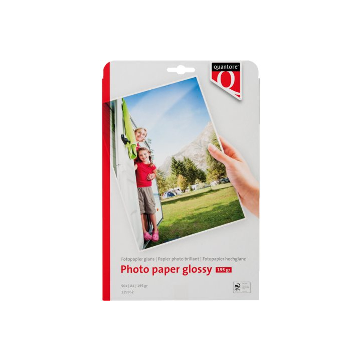 fotopapier quantore a4 195gr glans - 2