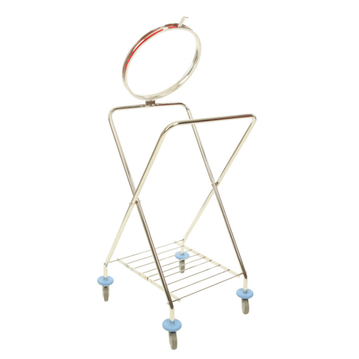 X Frame trolley, afvalzakhouder, 120 liter, chroom, VB 44903 - 1