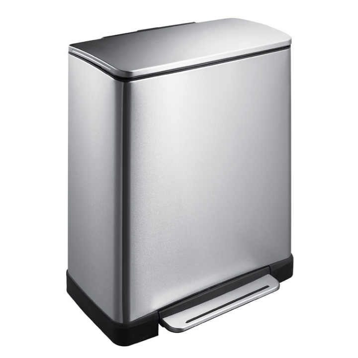 E-Cube EKO, pedaalemmer, 28+18 liter, mat RVS, VB 926846 - 0