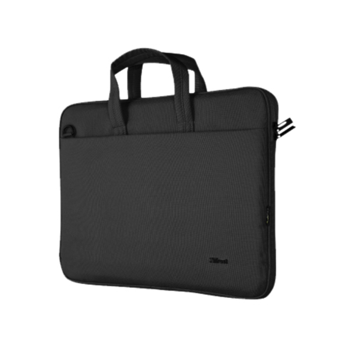Laptoptas trust bologna eco 16 inch zwart(24447) - 0