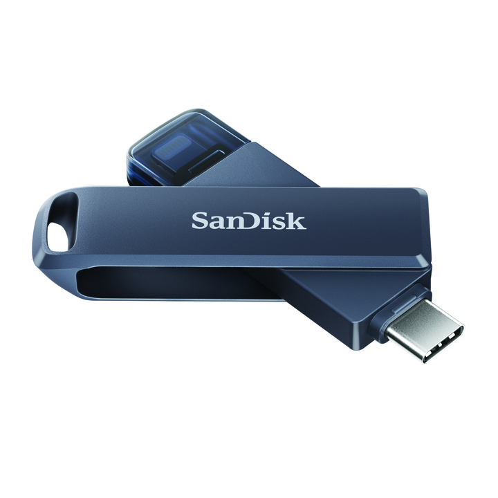 Phone drive 128gb lightning- usb-c blauw(sdixd0n-128g-gn6ne) - 2