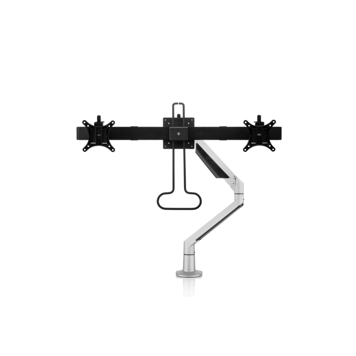 Filex Chicago monitorarm met crossbar | zilver | gasgeveerd | voor 2 schermen - 0