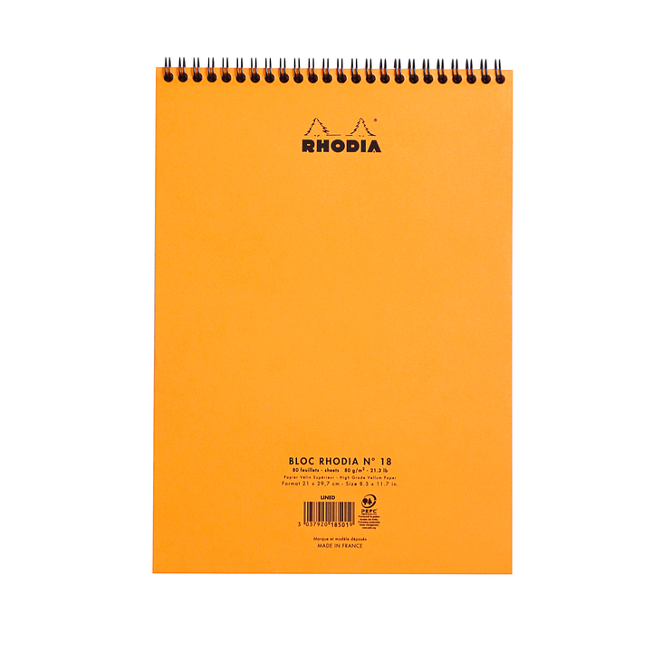 Schrijfblok rhodia a4 lijn 80 vel 80gr(18501c) - 2