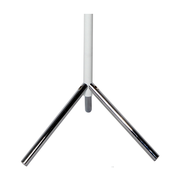 Staande kapstok Linair, 180 cm, 4-haaks, wit/chr, VB 717941 - 1