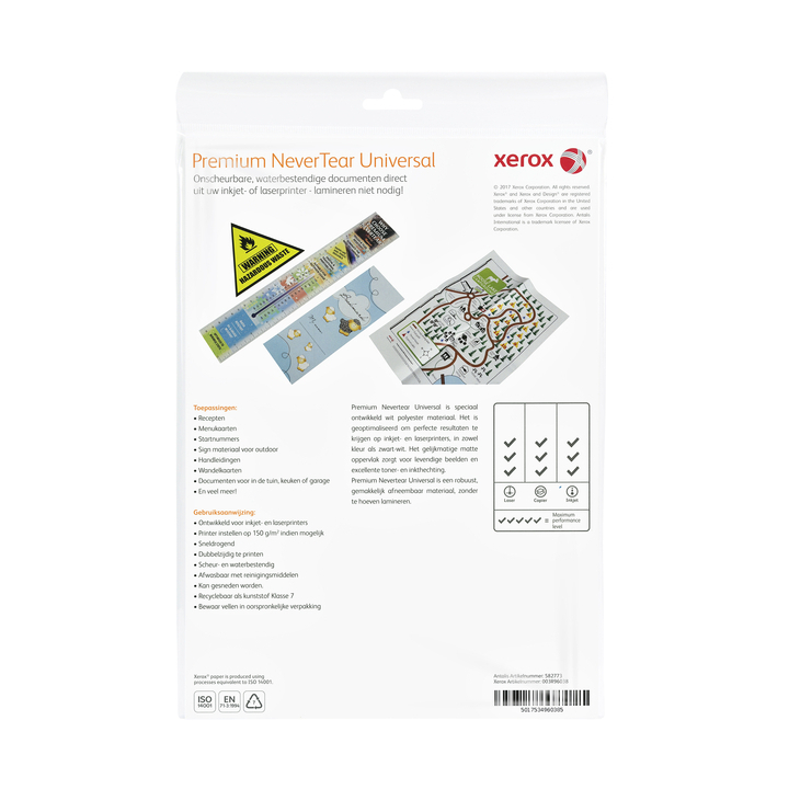 Nevertear xerox premium universal a4 136micron wit(582773) - 1