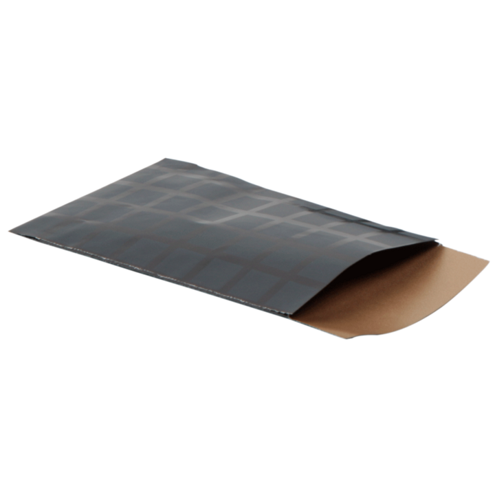 Cadeauzakje, 17x25cm, 992, Squares Black/Copper (200 stuks) - 0