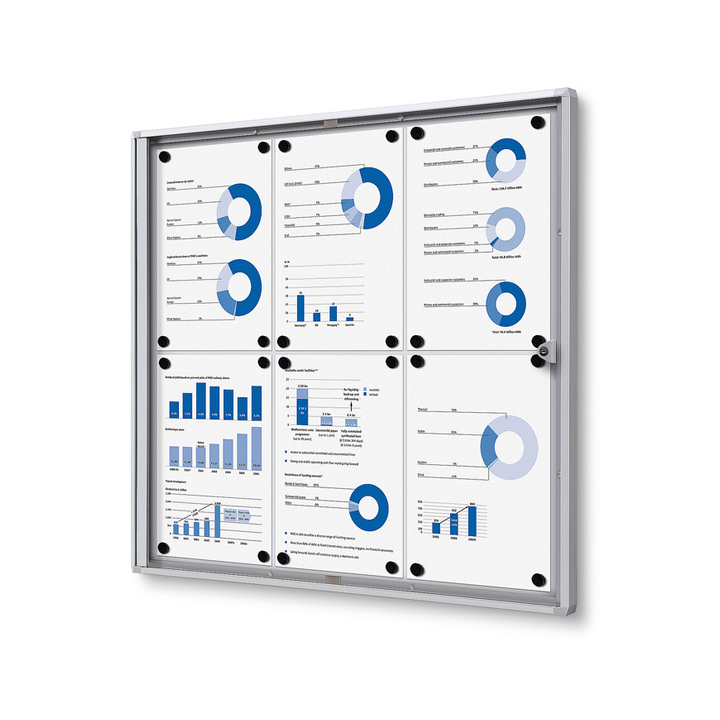 Vitrinebord Quantore indoor economy 6x a4(scxs6xa4) - 0