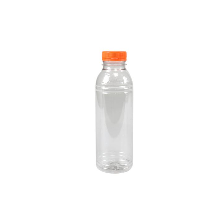 Fles met dop, PET, 250cc, hals 38mm, helder (210 stuks) - 0