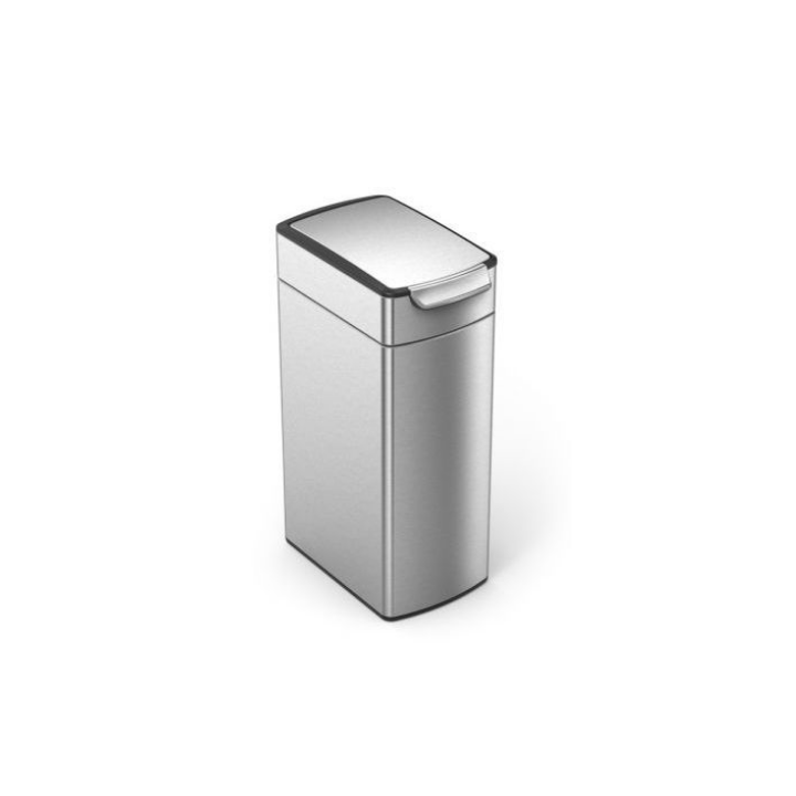 Simplehuman Touch Bar, afvalbak, 40 liter, mat RVS, VB 015606 - 0