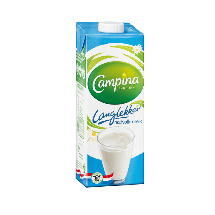 Campina langlekker halfvolle melk pak 1ltr(12551) - 1