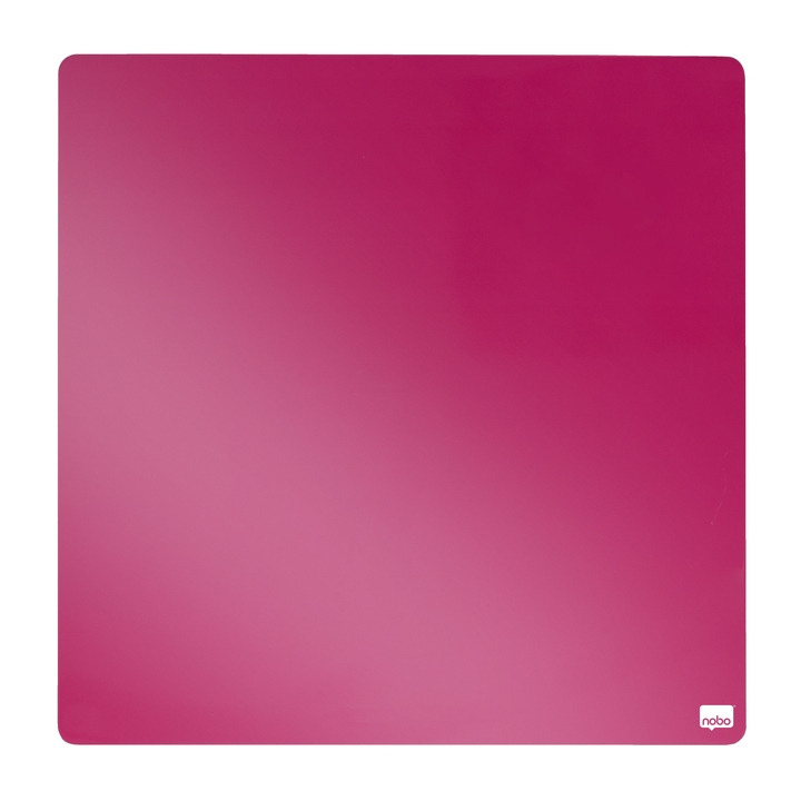 Whiteboard tegel rexel 36x36cm roze gelakt(1903803) - 0