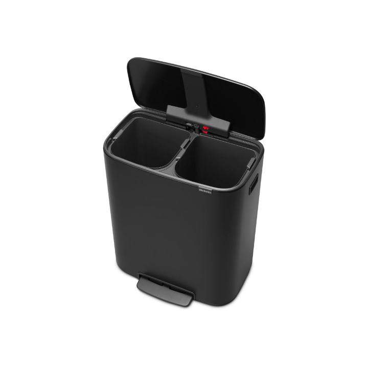 Brabantia, Bo pedaalemmer, 2x30 liter, zwart, VB 211508 - 2