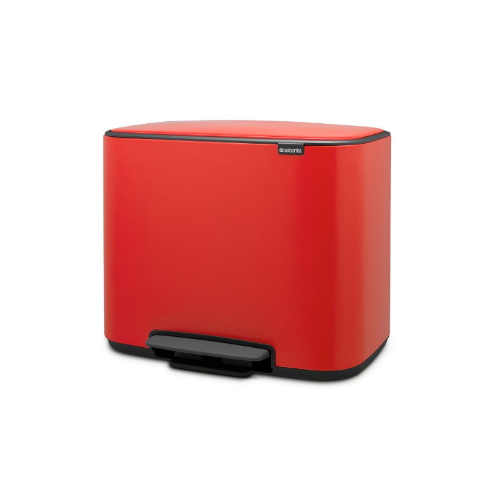 Brabantia, pedaalemmer, 11+23 liter, rood, VB 121166 - 0