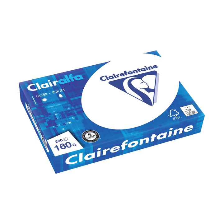 Kopieerpapier clairefontaine clairalfa a4 160gr wt - 0