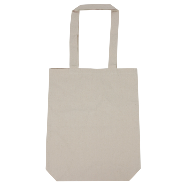 Draagtas, canvas, 40x50+2x5cm, tote beach bags, ecru (100st) - 0