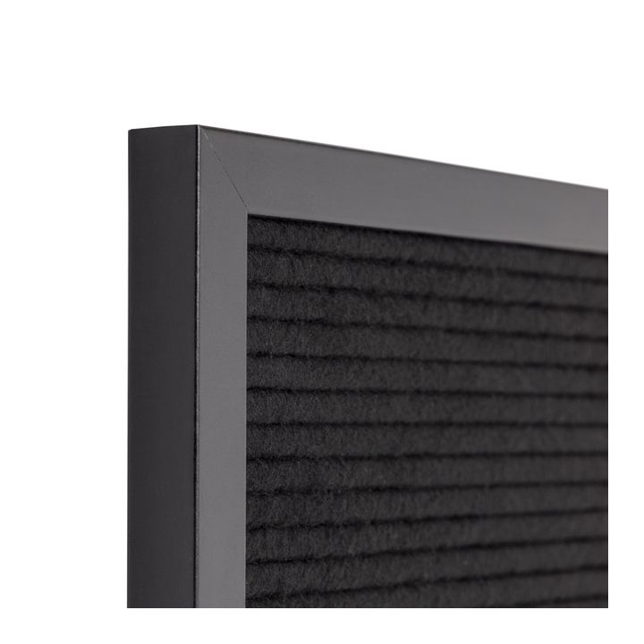 Letterbord zwart 60 x 80 cm met zwarte lijst(lebbl60x80) - 2