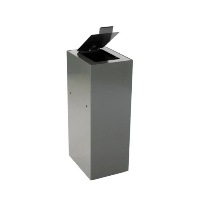 Top Met Klepdeksel  Voor Modulaire Afvalscheidingsbak | Donkergrijs | VB 196227 - Afvalstroom Restafval - 2