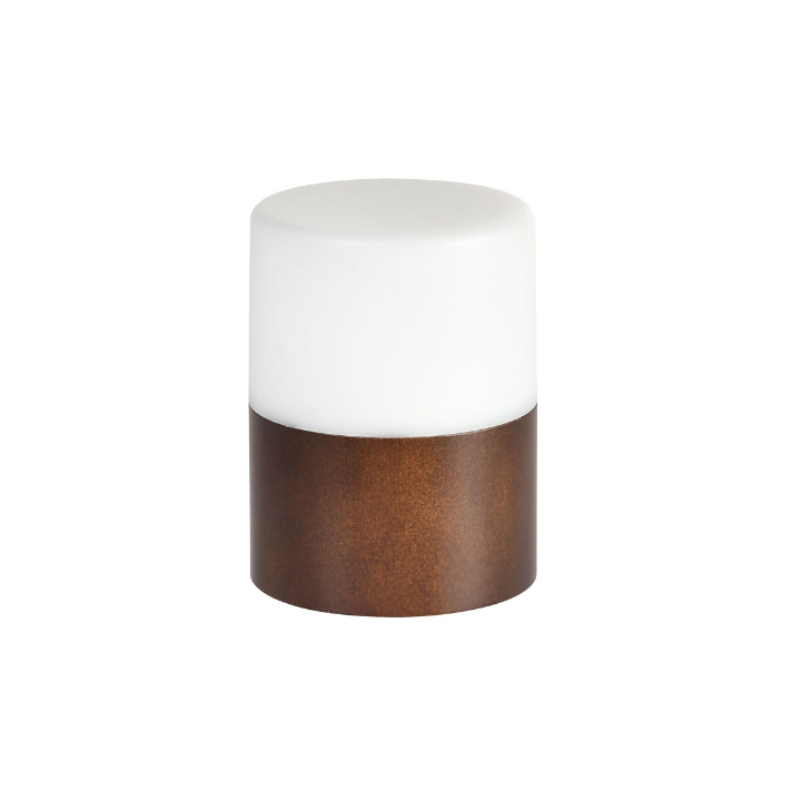 Duni | LED-lamphouder | 105x75mm | Bright Brown | 206433 (4 stuks) - 0