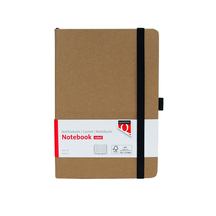 Notitieboek quantore a5 lijn kraft(011619q) - 0