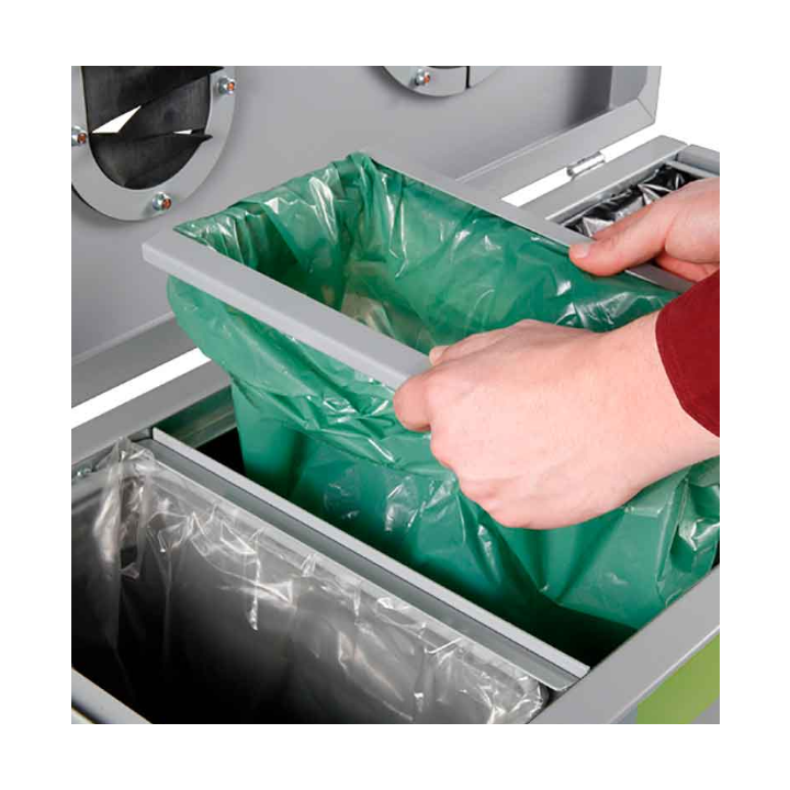 Five-Chamber, afvalscheidingssysteem, 3x70 liter + 2x30 liter, VB 183401 - 2