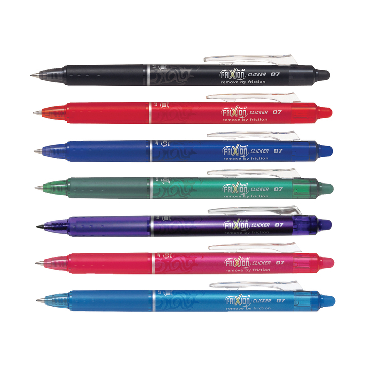Rollerpen pilot frixion drukknop 0.4mm blauw(2270003) - 1