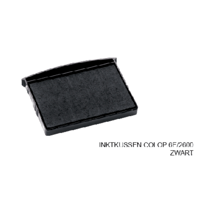 Inktkussen colop 6e/2600 zwart - 0