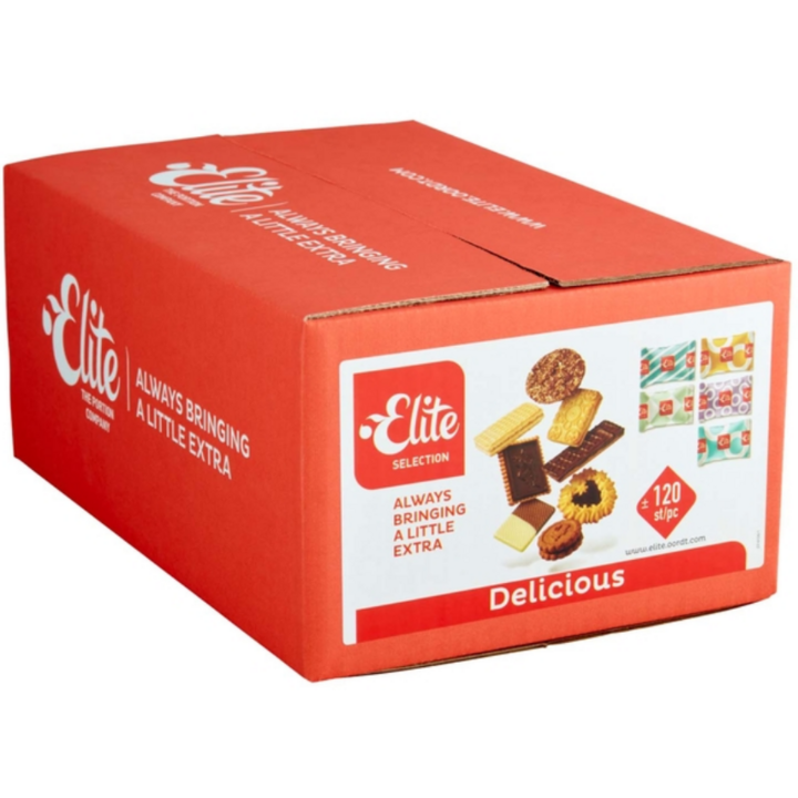 Koekmix, 120 stuks, elite delicious assorti, 93051 (1 doos) - 1