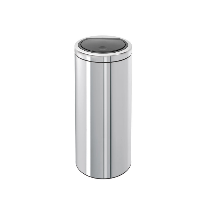 Brabantia Flattop Bin, afvalbak, 30 liter, RVS, VB 243701 - 0