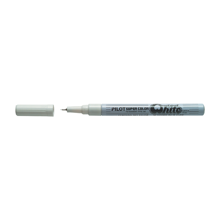 Fineliner pilot super ef 0.5mm wit - 0