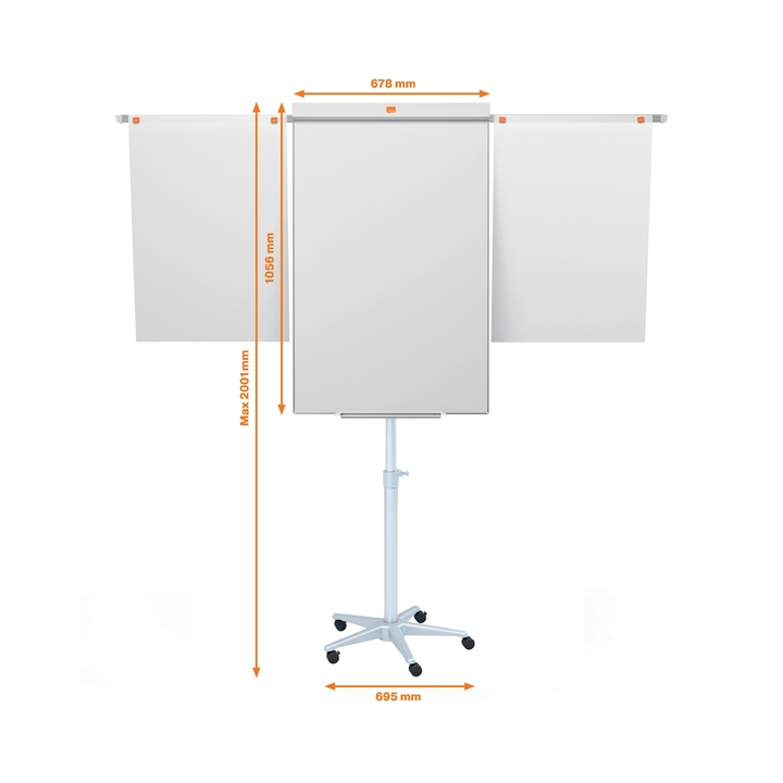 Mobiele flipover nobo classic magnetisch klem(1901920) - 3