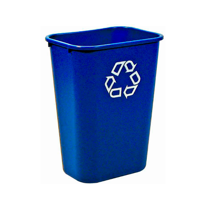 Rubbermaid, afvalbak, 39 liter, blauw, VB 002957 - 0