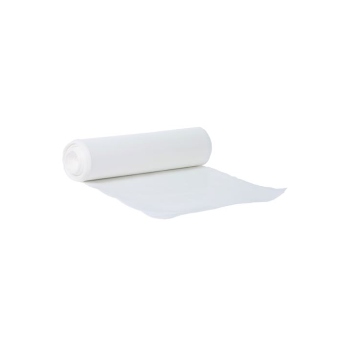 Pedaalemmerzak | HDPE | 29x68cm | 25 Liter | T10 | Wit (60 rollen x 50 zakken) - 0