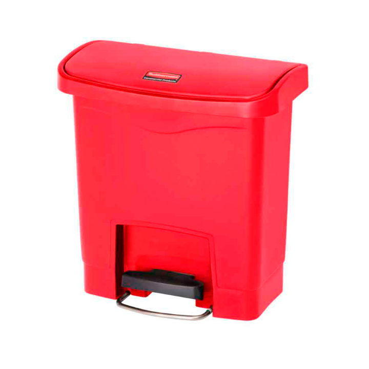 Rubbermaid, Slim Jim container, 15 liter, rood, VB 224078 - 0
