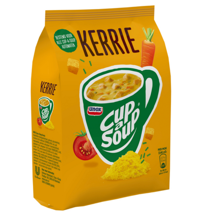 Cup-a-Soup, machinezak soep, 140ml, kerrie (40 porties) - 1
