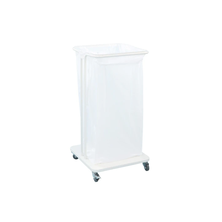 Saekko Boy | Verrijdbare Afvalzakhouder | 120 Liter | Wit | VB 145230 - 0