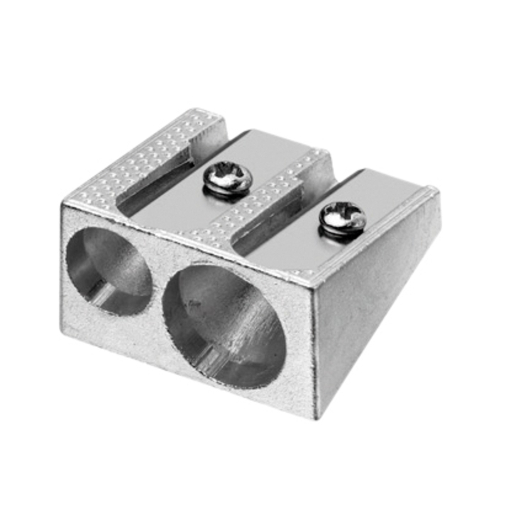 Puntenslijper westcott aluminium dubbel kegelvorm(ac-e14212) - 0