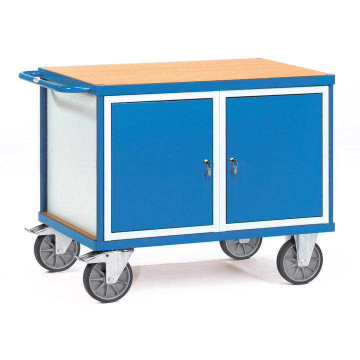Lichte werkplaatswagen met 2 kasten, 1050x700mm - 0