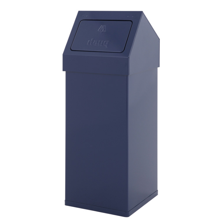 Carro-Push, afvalbak, 55 liter, blauw, VB 950100 - 0