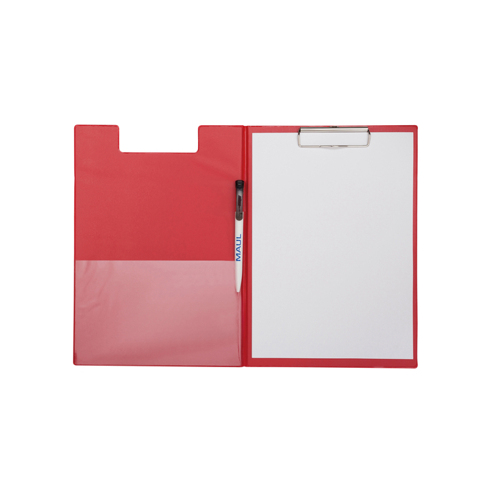 Klembordmap maul poly a4 staand pp-folie rood(2337125) - 2