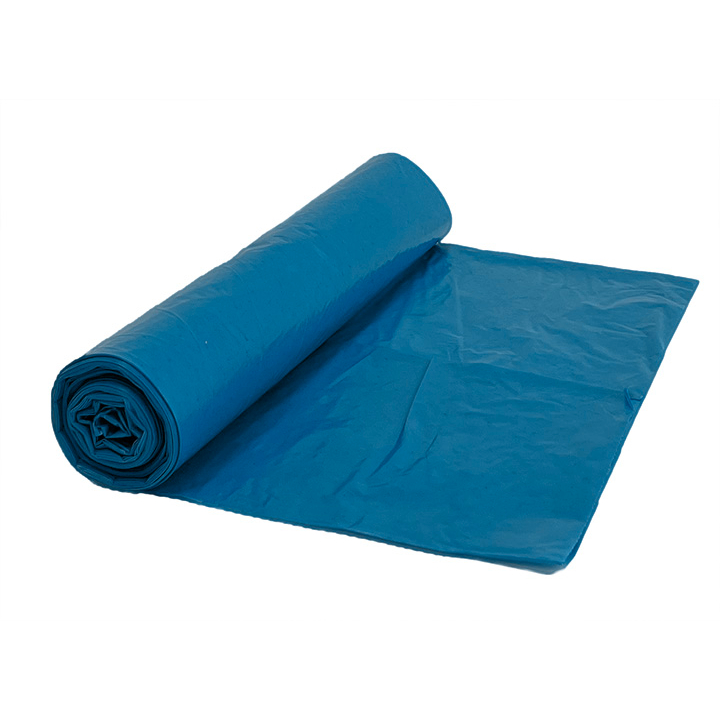 Vuilniszak | HDPE | 90x110cm | 150 Liter | T30 | Blauw (25 zakken) - 0