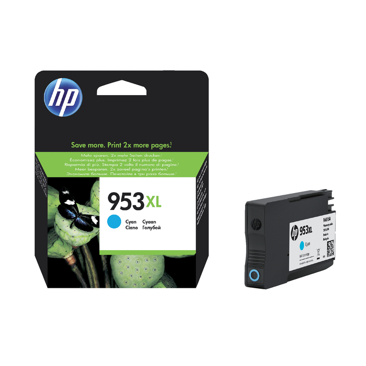 Inkcartridge hp 953xl f6u16ae hc blauw(f6u16ae) - 0