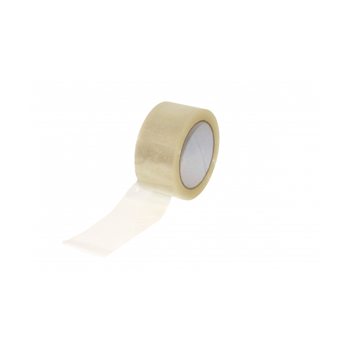 Verpakkingstape PVC, 50mm x 60m, transparant - 0