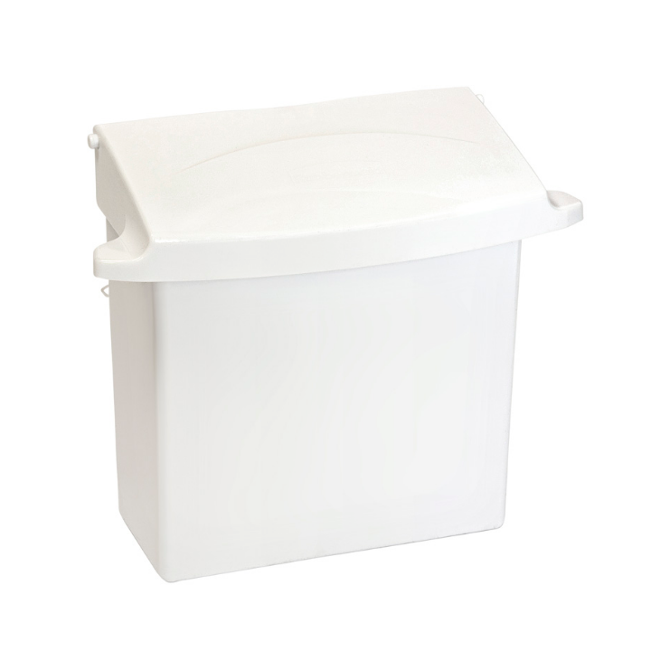 Rubbermaid, sanitaire afvalbak, 5 liter, wit, VB 006140 - 0