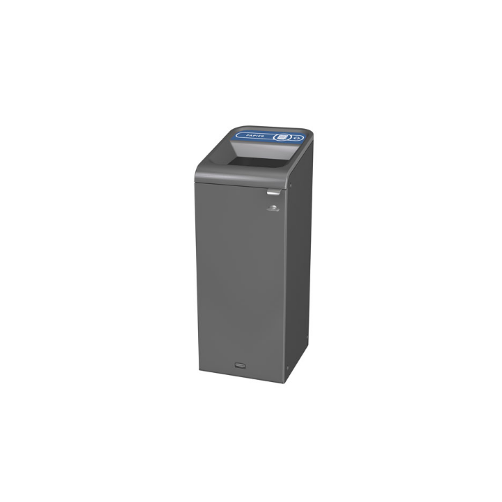 Rubbermaid Configure, modulaire afvalscheidingsbak, 57 liter, VB 500374 | papier Frans - 0