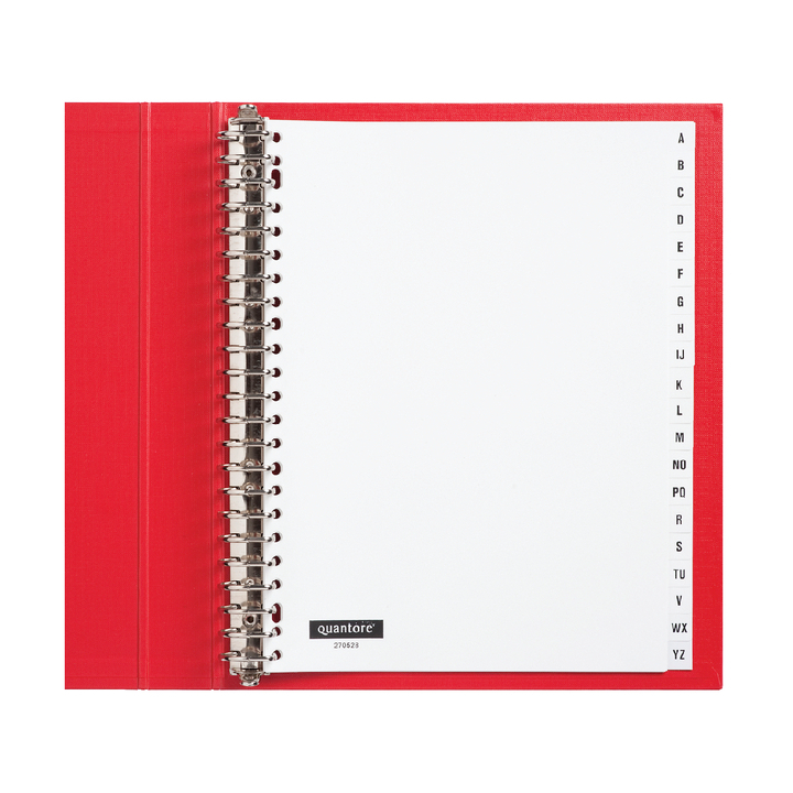 Tabblad quantore 23rings pp a-z wit - 0
