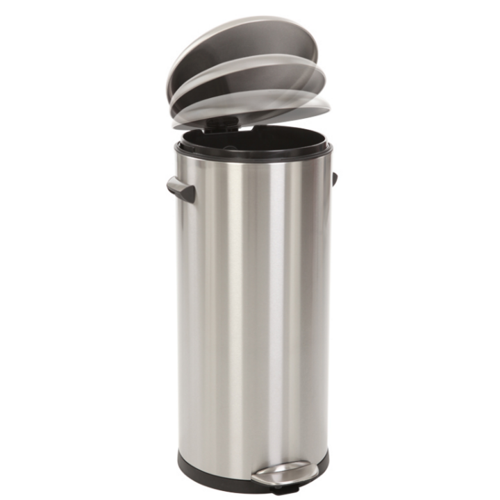 Belle Deluxe, pedaalemmer, 30 liter, mat RVS, VB 921730 - 1