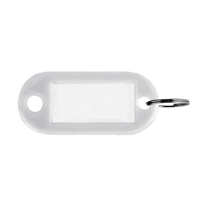 Sleutellabel pavo plastic wit(8008896) - 0