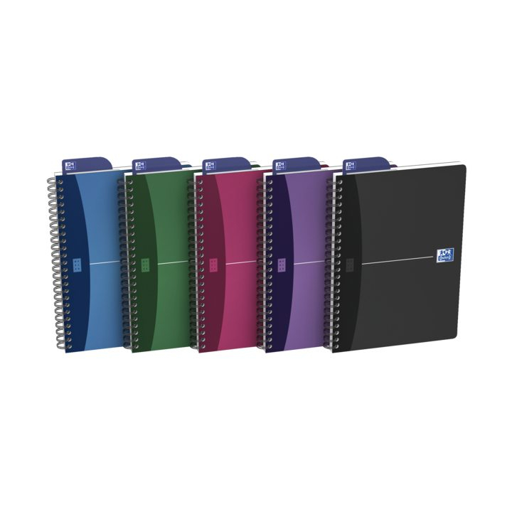 Notitieblok oxford off spir ruit a5 90blz polypro - 1