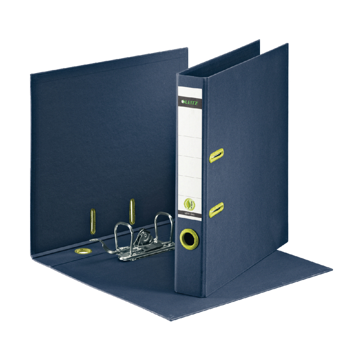Ordner leitz a4 50mm karton recycle petrol blauw(10030069) - 0