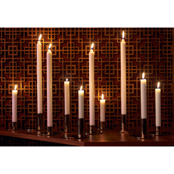 Duni | LED-lamphouder | 76x108mm | Kandelaar Tide Roestkleurig | 208773 (6 stuks) - 1